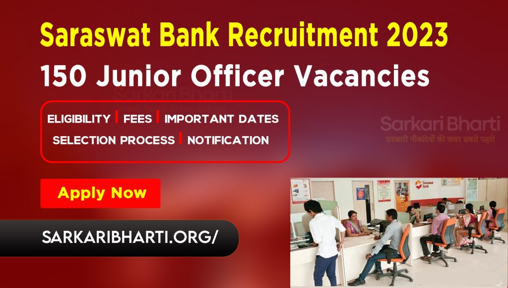 saraswat-bank-junior-officer-recruitment-2023-apply-for-150-junior